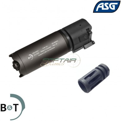 Silenziatore ROTEX-V blast QD 130mm GRIGIO b&t asg (asg-asg291-gr)
