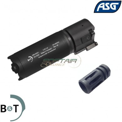 ROTEX-V blast QD silencer 130mm BLACK b&t asg (asg-asg291-bk)