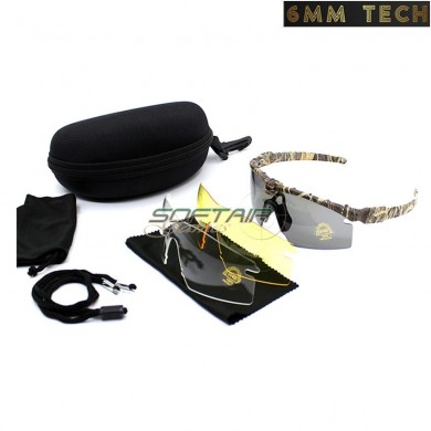 Kit occhiale ARMY style CAMO 6MM TECH (6mmt-29-camo)