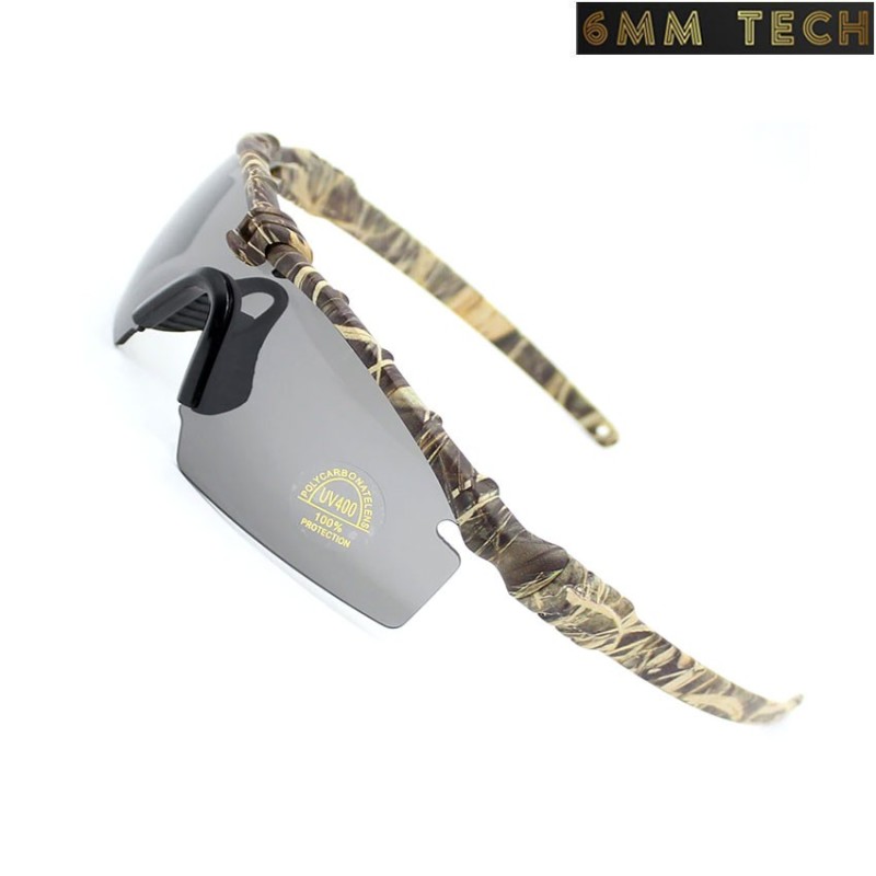 Kit occhiale ARMY style CAMO 6MM TECH (6mmt-29-camo)