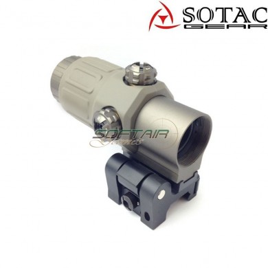 Scope G33 magnifier 3x FDE milspec ver. sotac (sg-g33-fde)