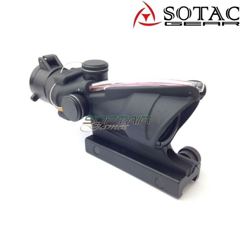 Scope ACOG 4x with red fiber BLACK sotac (sg-acog-4x-bk)