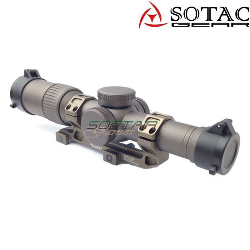 Scope vtx style rz hd 1-6x24 ARROW LPVO DARK BROWN sotac (sg-1-6x24-db)