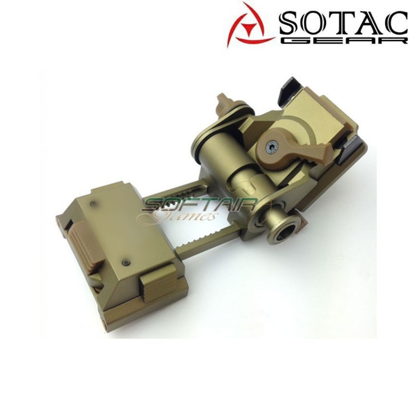 Mount elmetto L4G24 con skeleton shroud set DARK EARTH sotac (sg-l4g24-de)