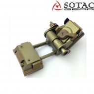 Mount helmet L4G24 with skeleton shroud set DARK EARTH sotac (sg-l4g24-de)