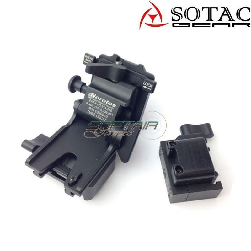 Mount elmetto NVG-01 set NERO sotac (sg-nvg-01-bk)