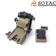 Mount elmetto NVG-01 set DARK EARTH sotac (sg-nvg-01-de)