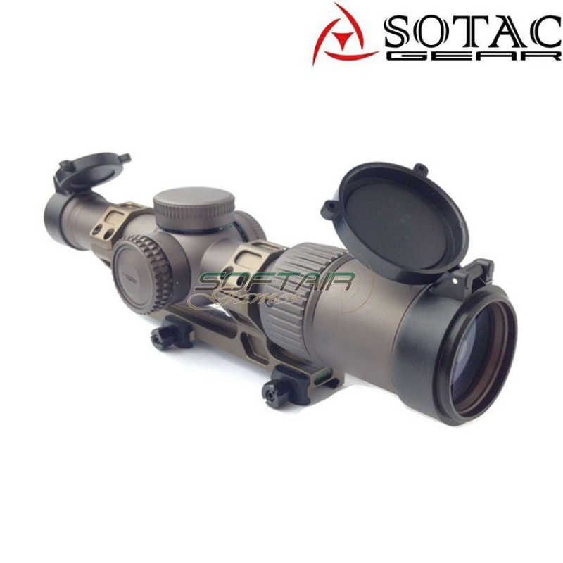 Scope vtx style rz hd 1-6x24 ARROW LPVO DARK BROWN sotac (sg-1-6x24-db)