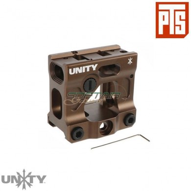 Unity Tactical fast micro mount t1/t2 DARK EARTH pts® (pts-ut031490313)