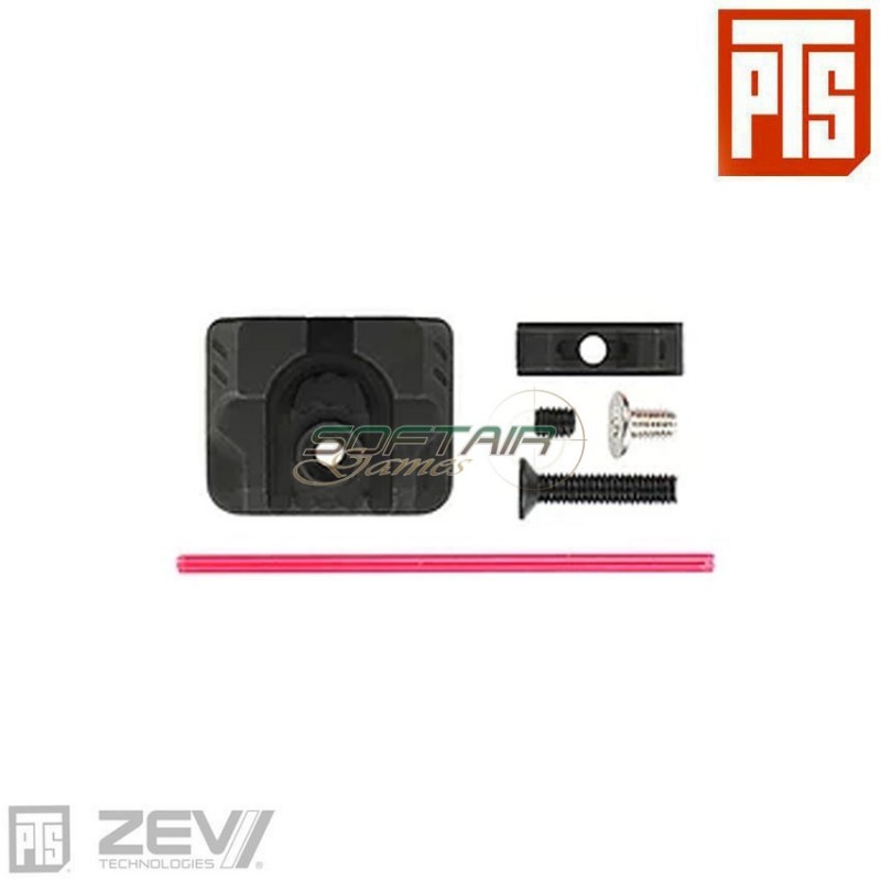 ZEV Combat Sight TM GLOCK Front & Rear NERO pts® (pts-zv008490307)