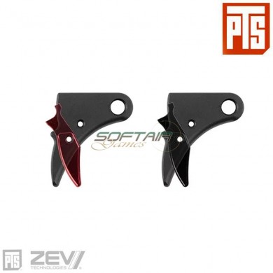 ZEV Fulcrum Adjustable Trigger TM GLOCK NERO/ROSSO pts® (pts-zv013490307)