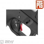 ZEV Fulcrum Adjustable Trigger TM GLOCK NERO/ROSSO pts® (pts-zv013490307)