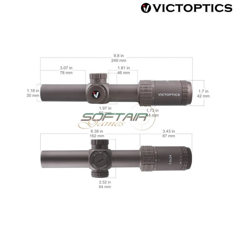 Scope S6 1-6x24 Coyote FDE victoptics (vi-opsl23)