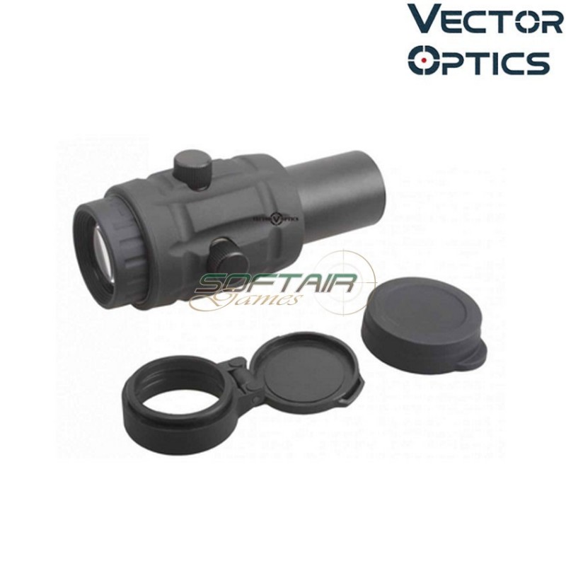 Ottica 3x Magnifier w/Flip Side Mount NERO vector optics (ve-scot-07) Ottica 3x Magnifier w/Flip Side Mount NERO vector optics (ve-scot-07)