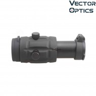 Scope 4x Magnifier w/Flip Side Mount BLACK vector optics (ve-scot-29) Scope 4x Magnifier w/Flip Side Mount BLACK vector optics (ve-scot-29)