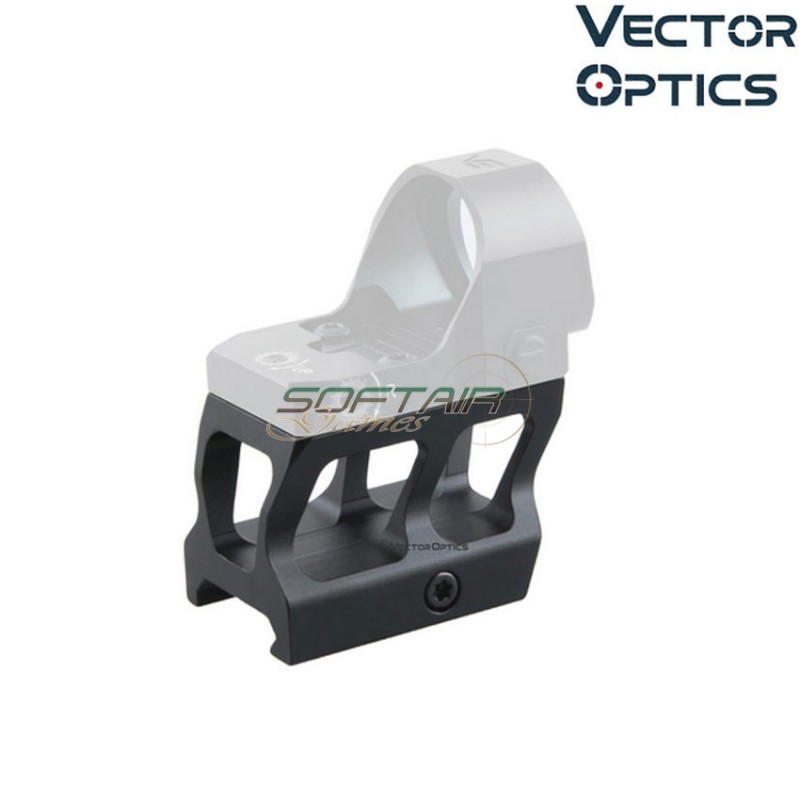 MOJ Red Dot Sight Cantilever Picatinny Riser Mount BLACK vector optics (ve-scra-71)