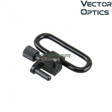 Steel 1.25 Inch Sling Swivels Locking QD Mount NERO vector optics (ve-guss-02)