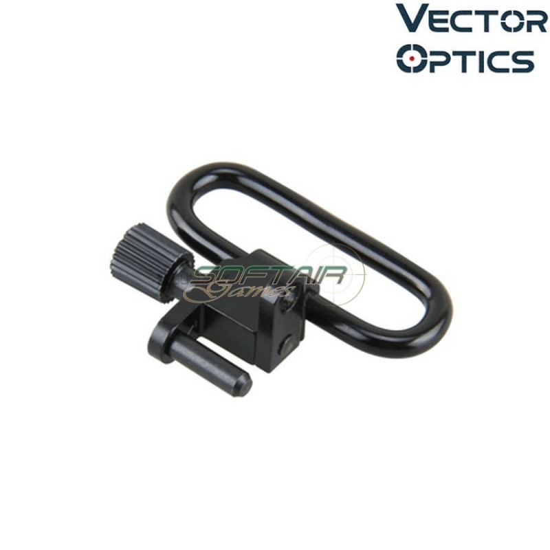 Steel 1.25 Inch Sling Swivels Locking QD Mount NERO vector optics (ve-guss-02)