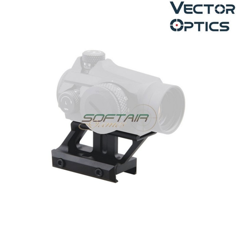 1.0" Profile Cantilever Picatinny Riser Mount NERO vector optics (ve-mav-p10) 1.0" Profile Cantilever Picatinny Riser Mount NERO vector optics (ve-mav-p10)