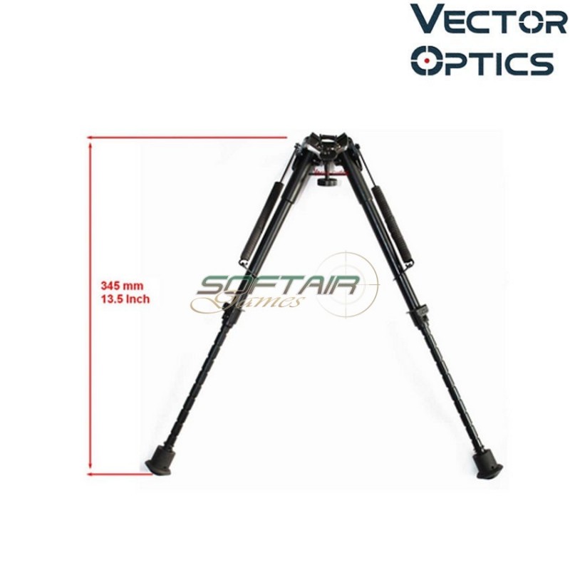 Rokstad Sling Stud Bipod 9-13.5'' BLACK vector optics (ve-scbpb-02)