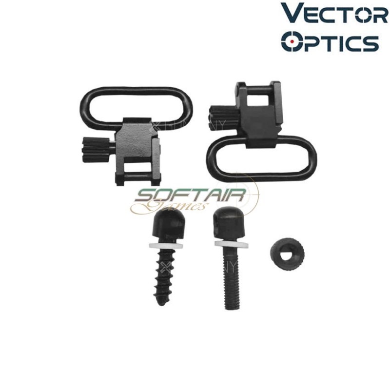 Steel 1.0 Inch Sling Swivels Locking QD Mount BLACK vector optics (ve-guss-01)