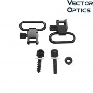 Steel 1.0 Inch Sling Swivels Locking QD Mount BLACK vector optics (ve-guss-01) Steel 1.0 Inch Sling Swivels Locking QD Mount BLACK vector optics (ve-guss-01)