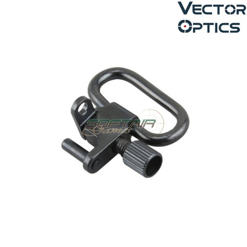 Steel 1.0 Inch Sling Swivels Locking QD Mount NERO vector optics (ve-guss-01)