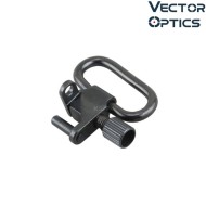 Steel 1.0 Inch Sling Swivels Locking QD Mount BLACK vector optics (ve-guss-01)