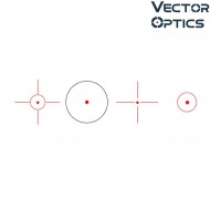 Sable 1x25x34 Red Dot Sight BLACK vector optics (ve-scrd-06)