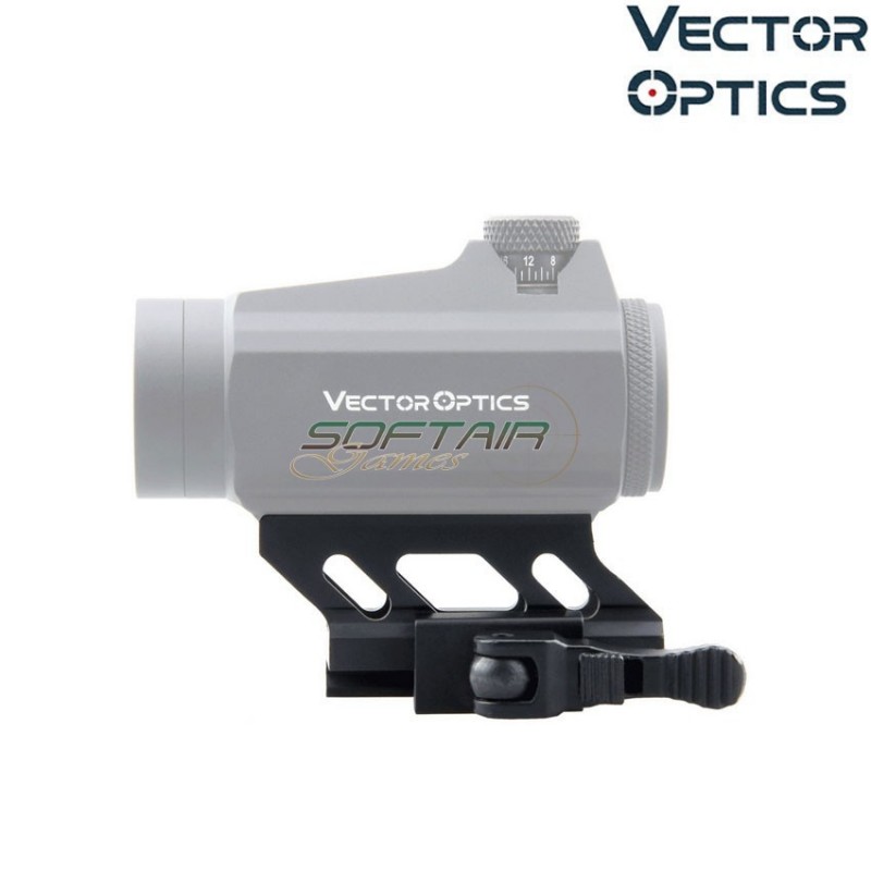 1" Profile Cantilever Picatinny Riser QD Mount NERO vector optics (ve-mav-qd10)