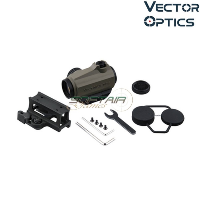 Red dot Maverick 1x22 Rubber Cover DARK EARTH vector optics (ve-scrd-39)