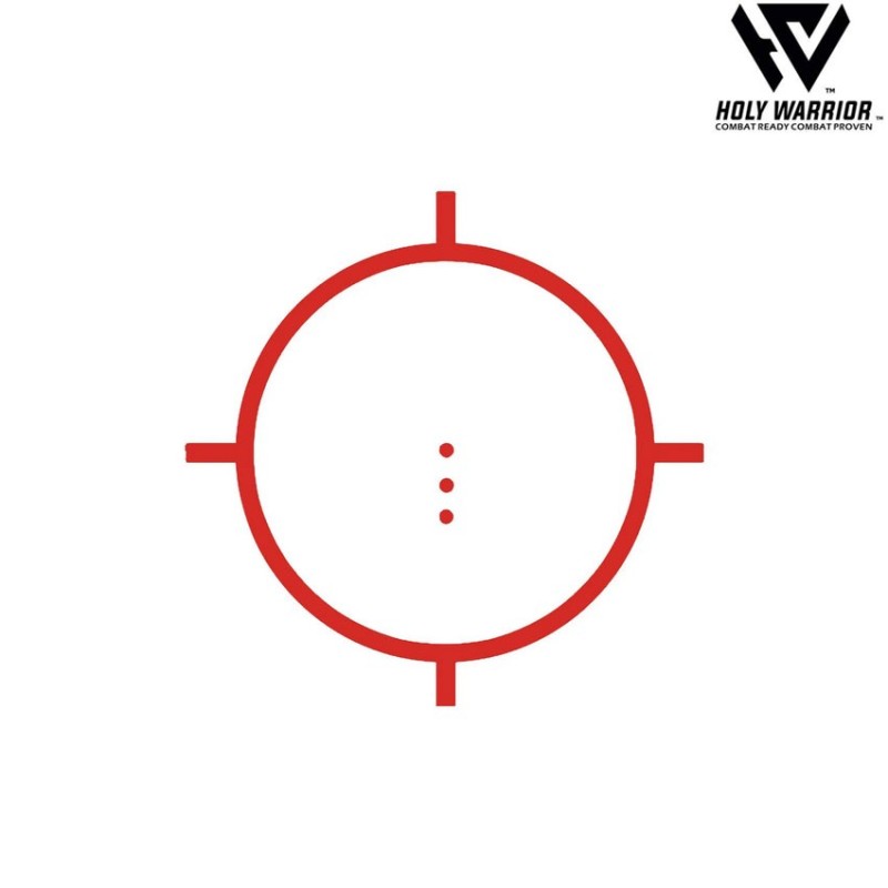 Red dot 552 BLACK holy warrior (hwr-13-bk)