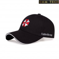 Baseball cap UMBRELLA CORP. style BLACK 6MM TECH (6mmt-32-bk)