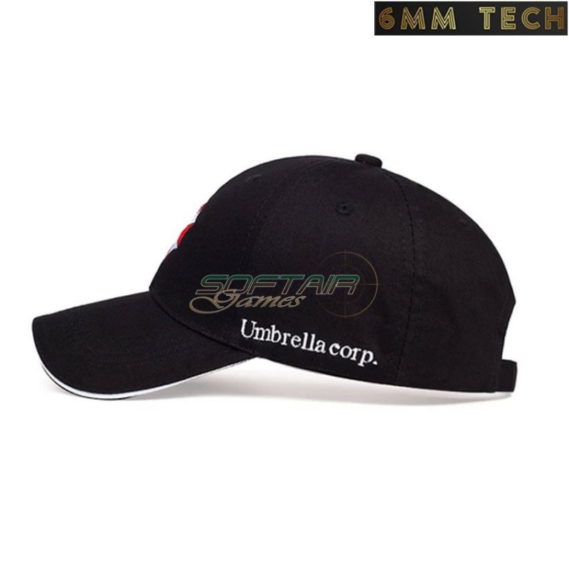 Baseball cap UMBRELLA CORP. style BLACK 6MM TECH (6mmt-32-bk)