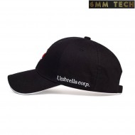 Baseball cap UMBRELLA CORP. style BLACK 6MM TECH (6mmt-32-bk)