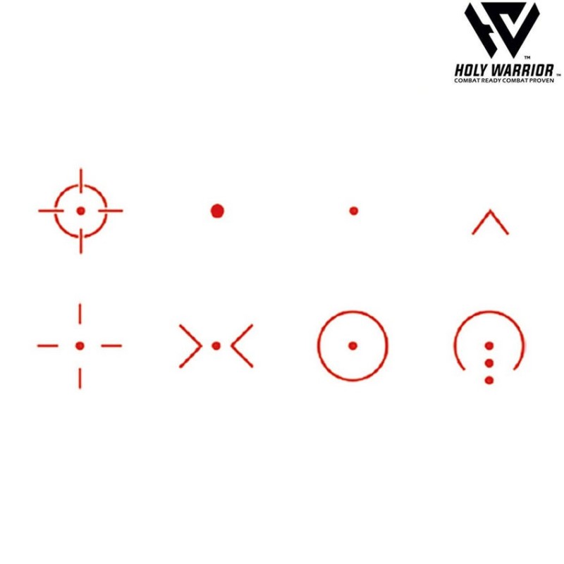 Red/green dot 8 mod. BLACK holy warrior (hwr-41-bk)