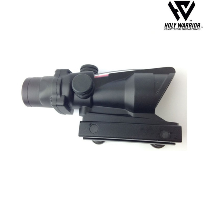 Ottica 4X ACOG TA31 RED fiber mod.1 NERO holy warrior (hwr-48-bk)