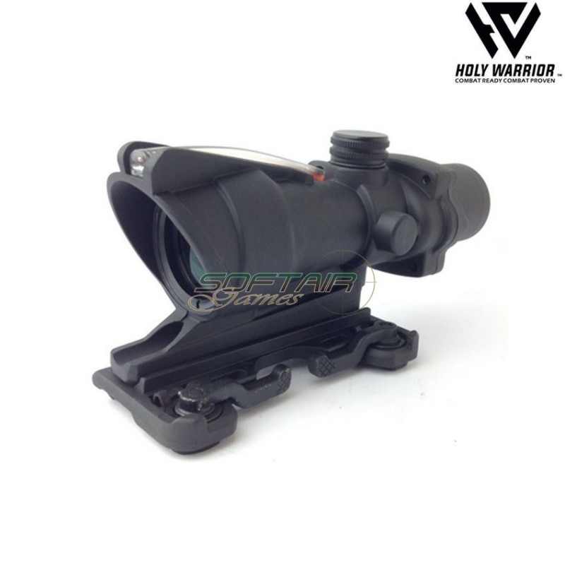 Scope 4X ACOG TA31 ARMS RED fiber NERO holy warrior (hwr-50-bk)