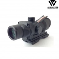 Ottica 4X ACOG TA31 ARMS RED fiber NERO holy warrior (hwr-50-bk)