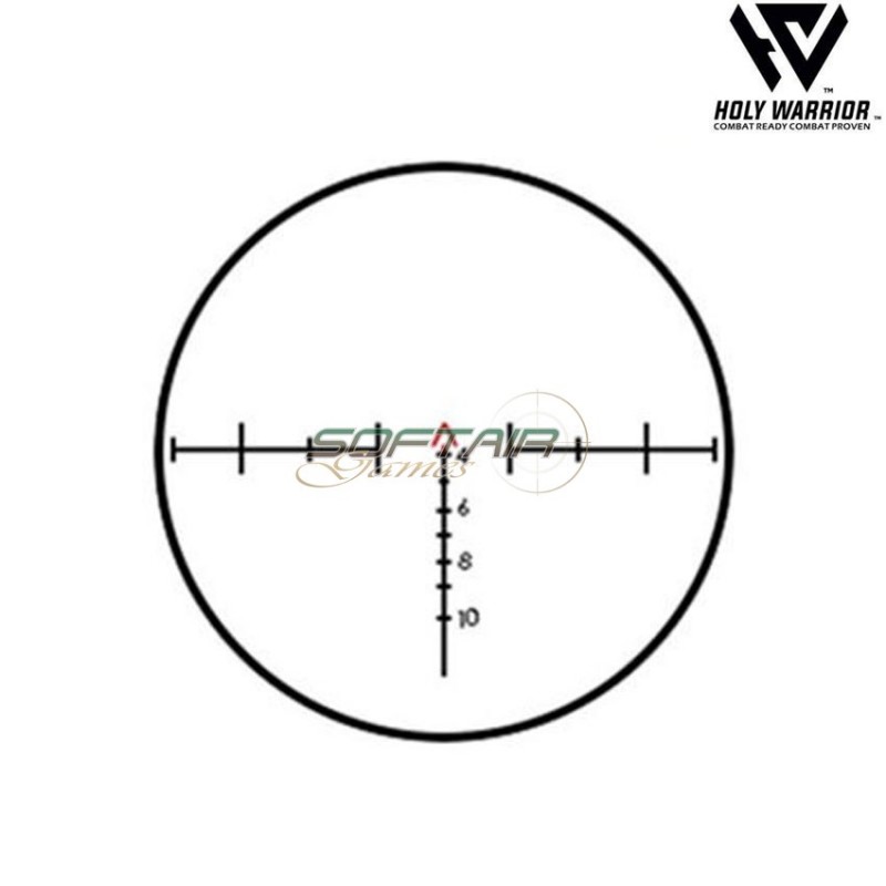 Scope 4X ACOG TA31-D RED fiber NERO holy warrior (hwr-51-bk)