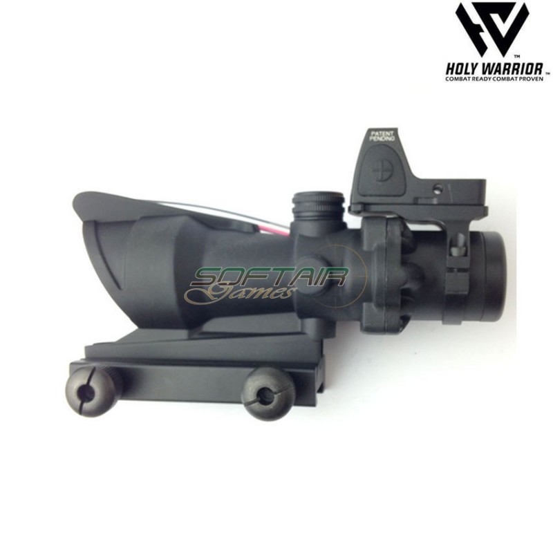 Ottica 4X ACOG TA31 RED fiber mod.1 NERO + RMR holy warrior (hwr-53-bk) Ottica 4X ACOG TA31 RED fiber mod.1 NERO + RMR holy warrior (hwr-53-bk)