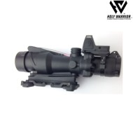 Scope 4X ACOG TA31-D RED fiber BLACK + RMR holy warrior (hwr-54-bk)