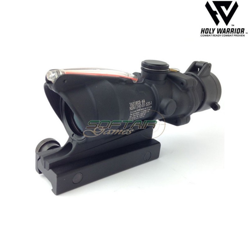 Scope 4X ACOG TA31-A4 RED fiber BLACK holy warrior (hwr-56-bk)