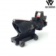 Ottica 4X ACOG RED fiber NERO + RMR holy warrior (hwr-57-bk) Ottica 4X ACOG RED fiber NERO + RMR holy warrior (hwr-57-bk)