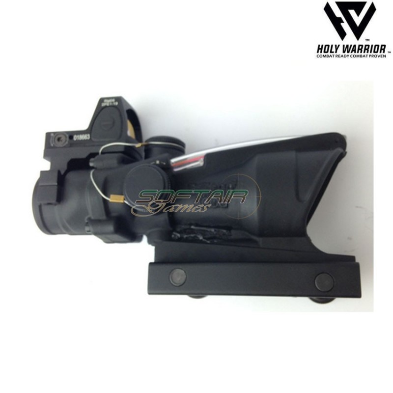 Ottica 4X ACOG RED fiber NERO + RMR holy warrior (hwr-57-bk) Ottica 4X ACOG RED fiber NERO + RMR holy warrior (hwr-57-bk)