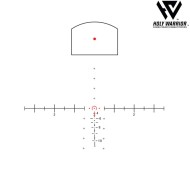 Ottica 5X TA11 sniper ACOG RED fiber NERO + LAR. mount + RMR holy warrior (hwr-55-bk)