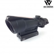 Ottica 5X TA11 std. ACOG RED fiber NERO + LAR. mount holy warrior (hwr-59-bk)