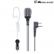 Auricolare/microfono MA31-L PRO Per Midland Modello Pneumatico Midland (c1497) Auricolare/microfono MA31-L PRO Per Midland Modello Pneumatico Midland (c1497)