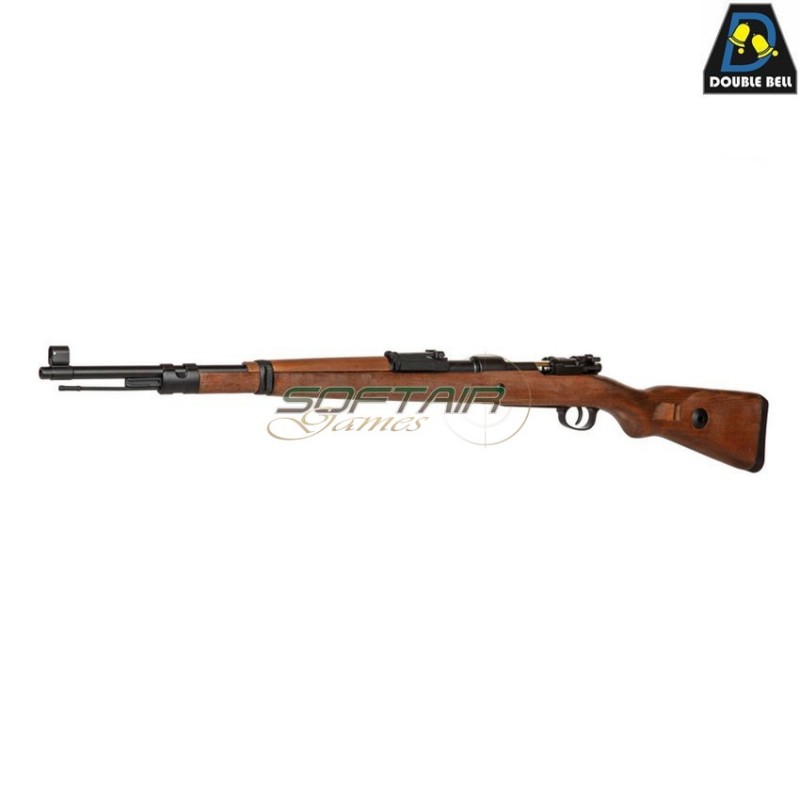 Fucile a molla wwii kar98k sbossolante VERO LEGNO double bell (db-000379)