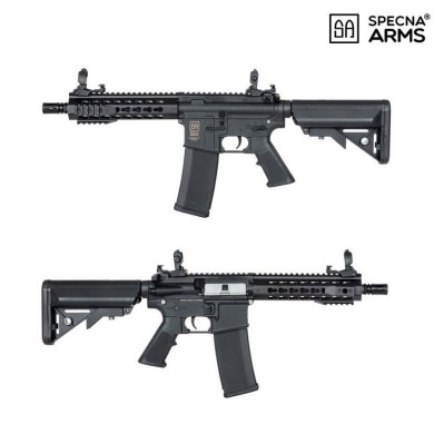 Fucile Elettrico Sa-c08 Assault Replica M4 Cqb Keymod Black Core™ Specna Arms® (spe-01-018327)